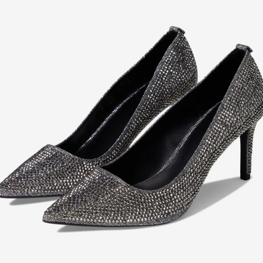 Michael Kors Alina Flex Pumps.Size 9 3 in" heel..Anthracite. like new